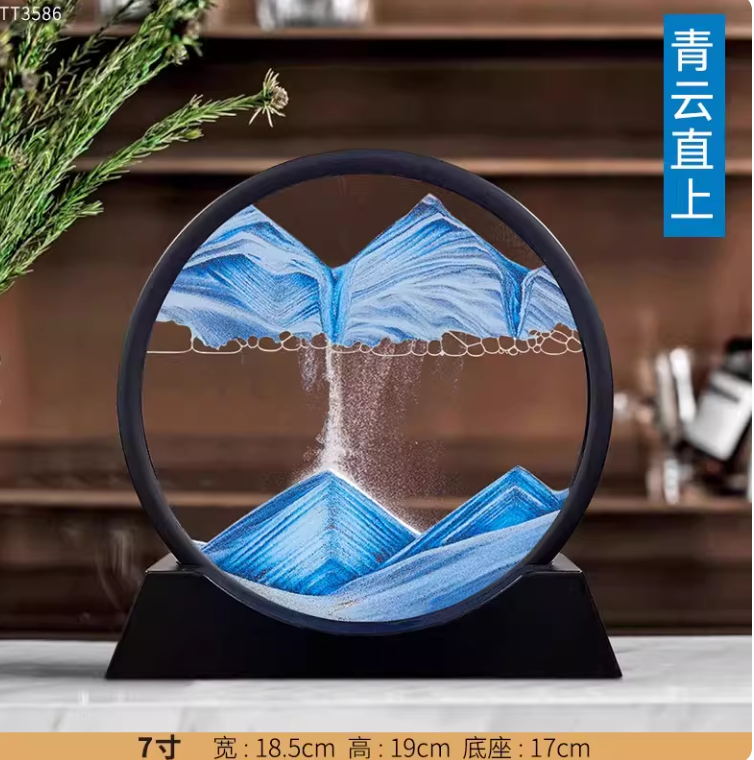 流沙画沙漏摆件
